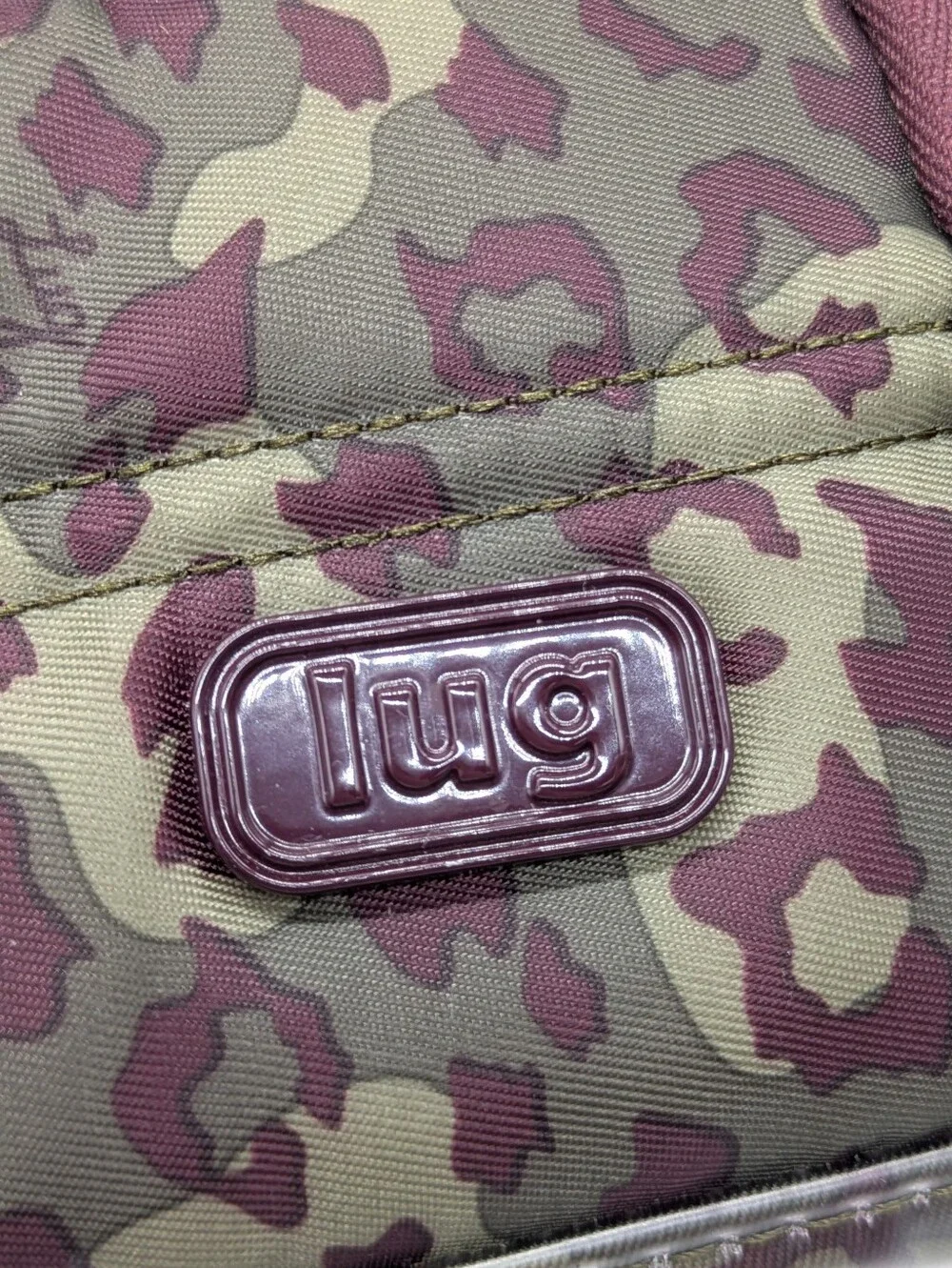 Lug Trolley Purple Grey/Green Animal Cheetah Leopard Cosmetics Travel Bag